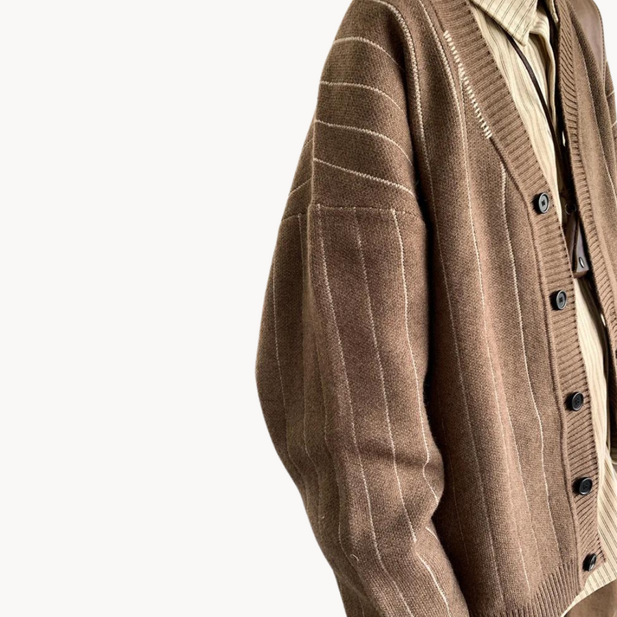 Striped Knit - Cardigan CAAYWORLD MEN