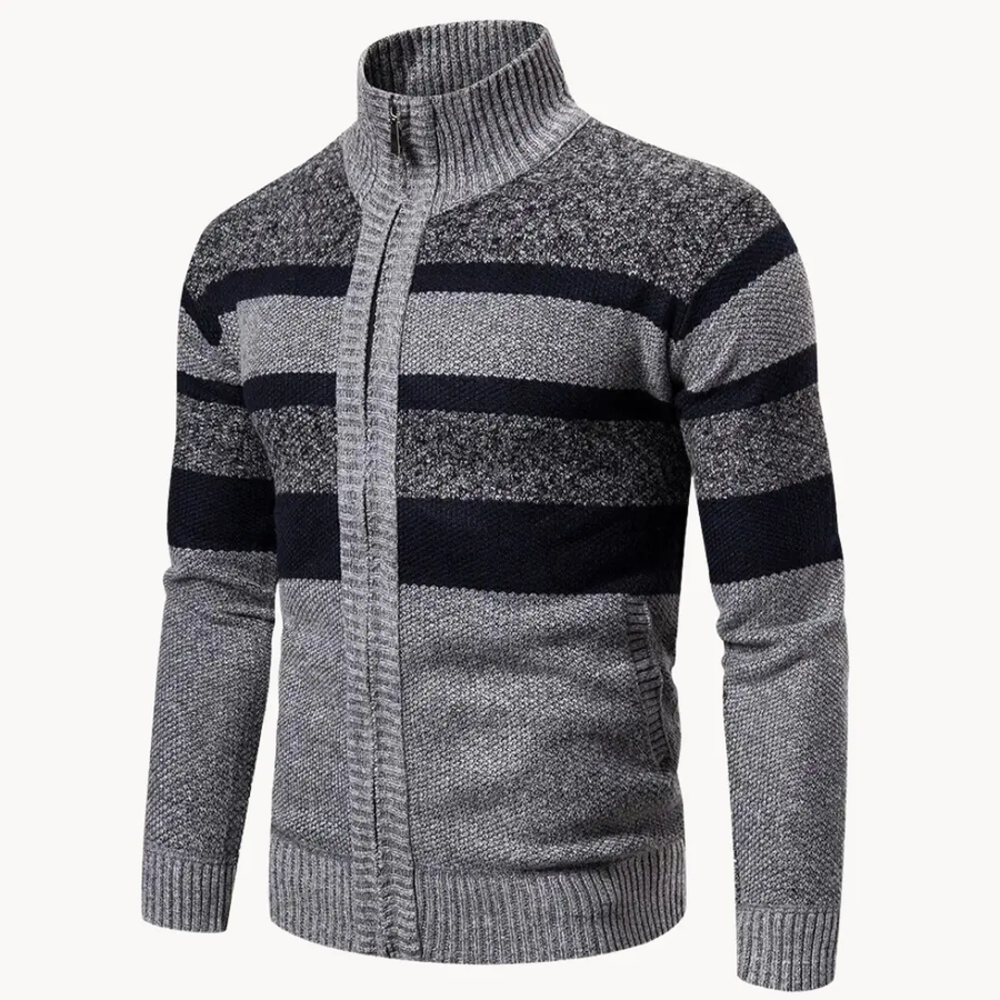 Striped Knit Crewneck - Sweater CAAYWORLD