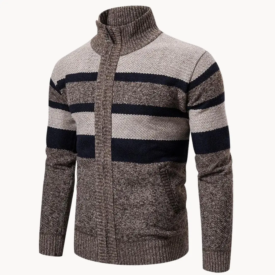 Striped Knit Crewneck - Sweater CAAYWORLD