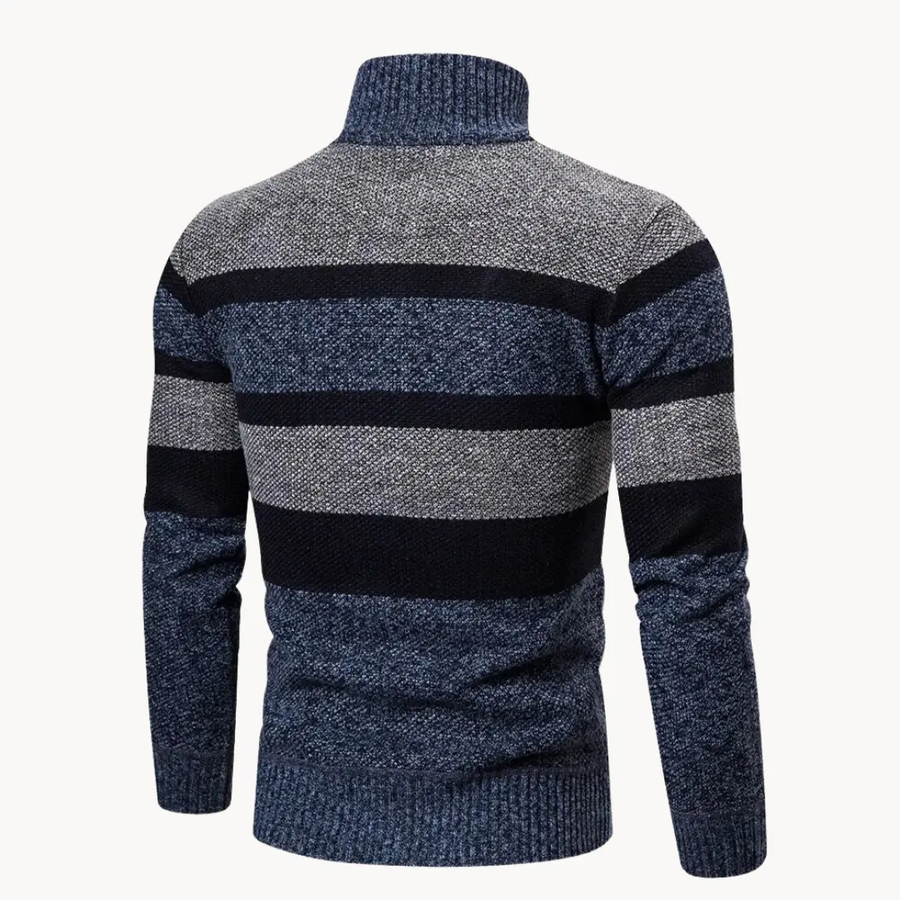 Striped Knit Crewneck - Sweater CAAYWORLD
