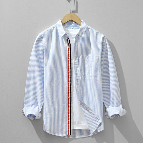 Striped Linen Button-Down - Shirt CAAYWORLD MEN