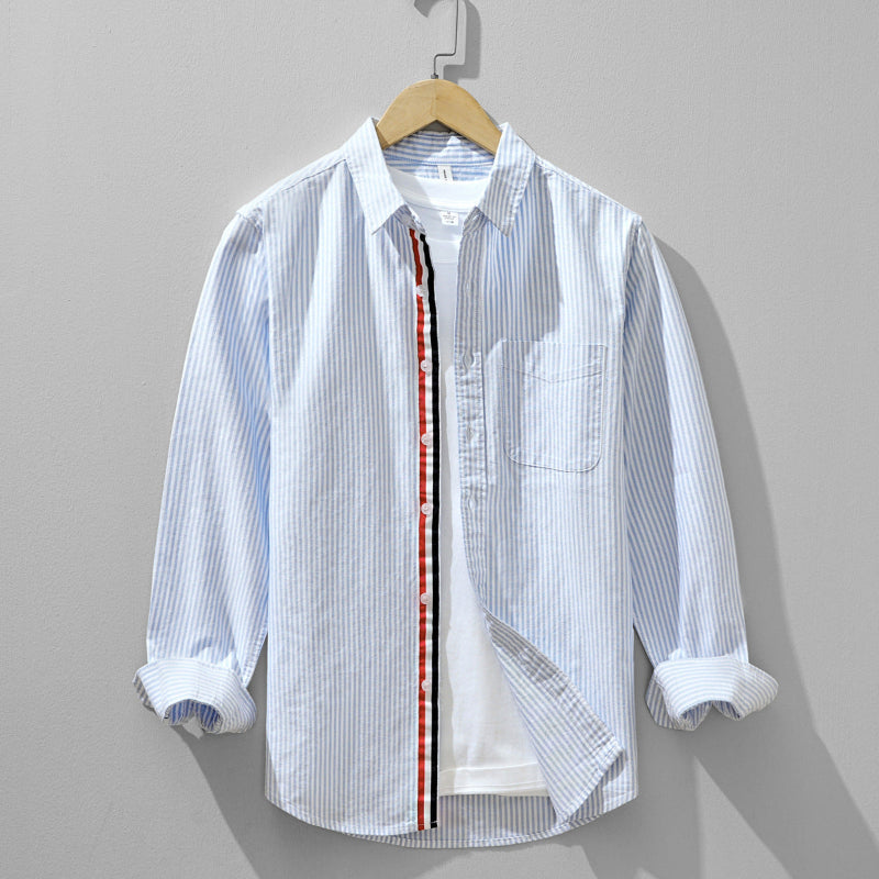 Striped Linen Button-Down - Shirt CAAYWORLD MEN