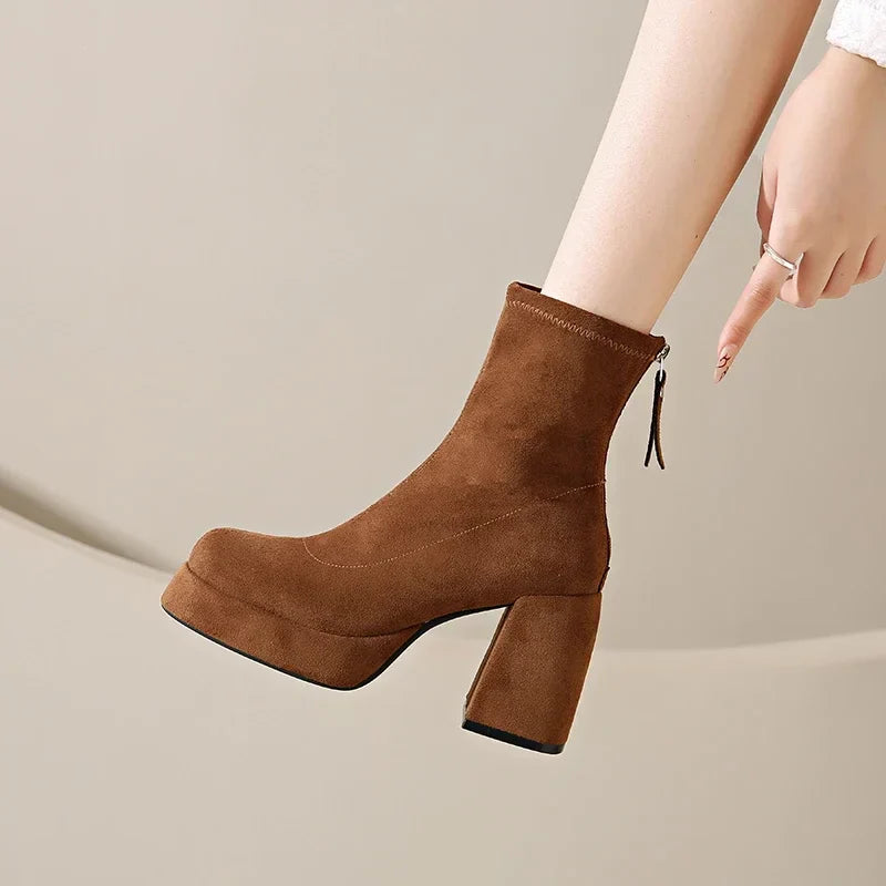 Suede Ankle - Booties CAAYWORLD