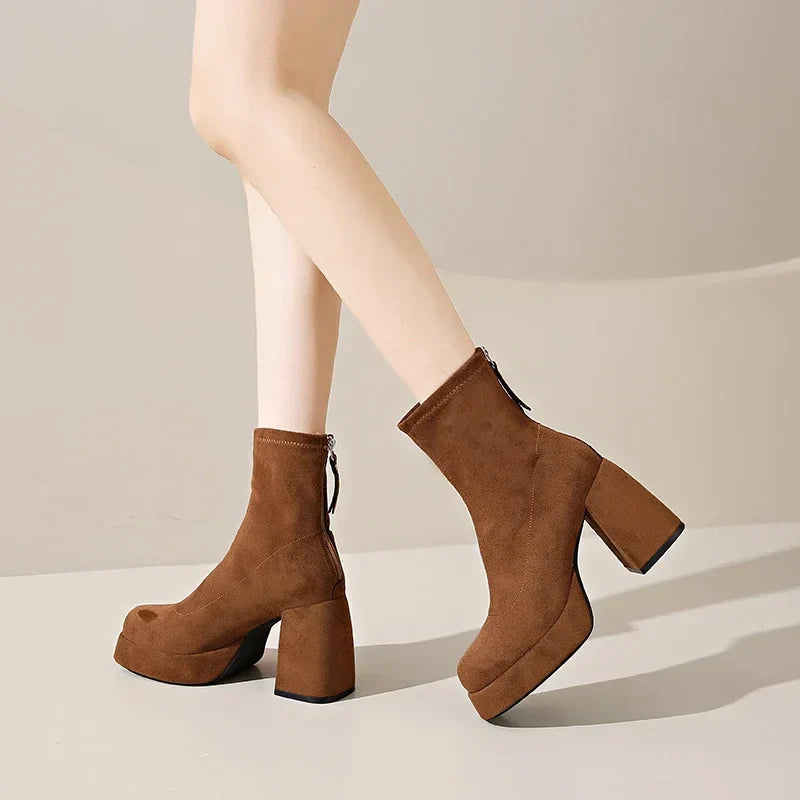 Suede Ankle - Booties CAAYWORLD