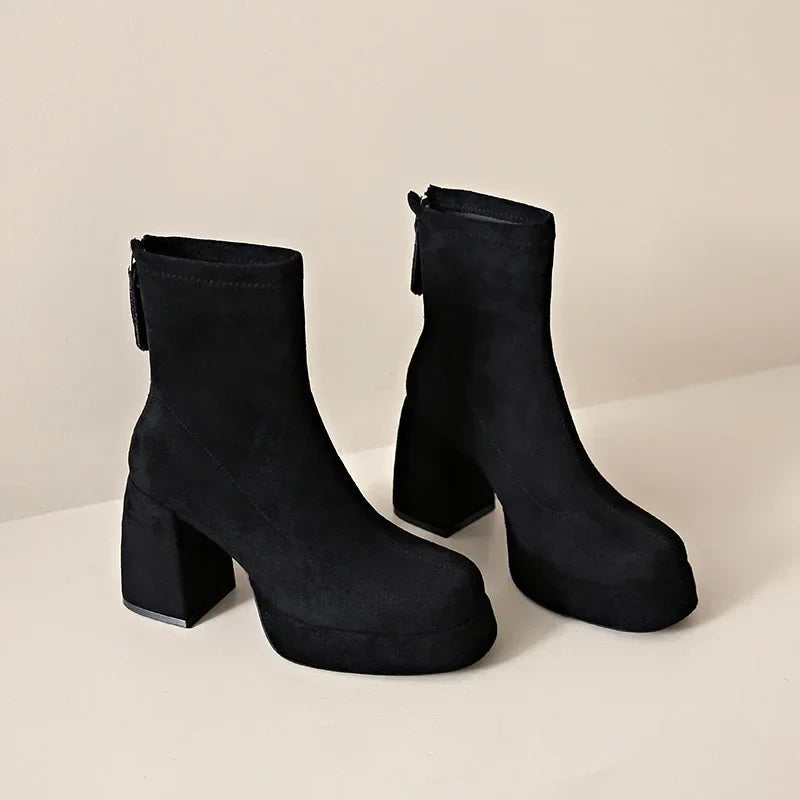 Suede Ankle - Booties CAAYWORLD