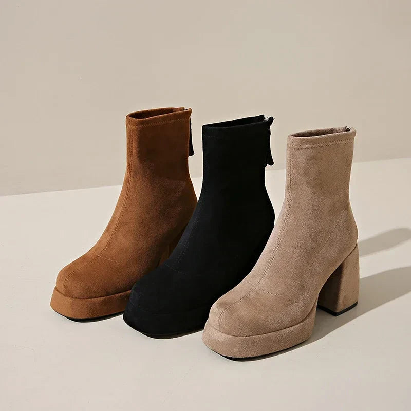 Suede Ankle - Booties CAAYWORLD