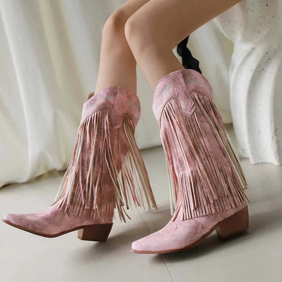 Suede Leather - Boots CAAYWORLD WOMEN