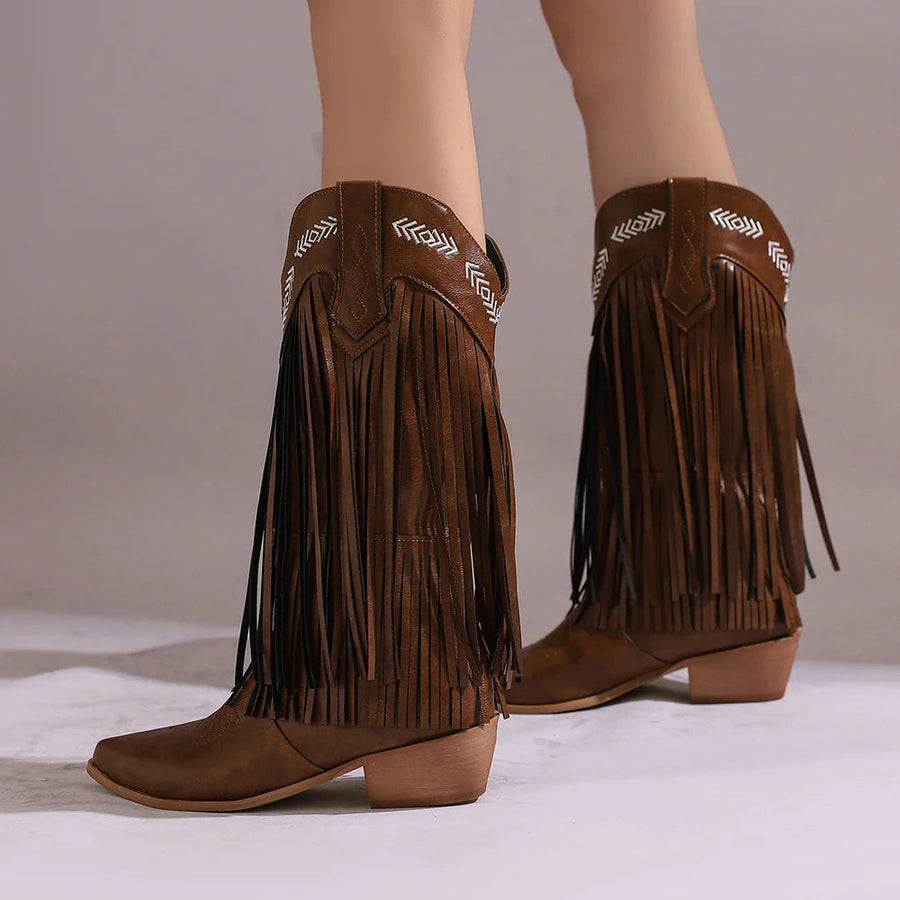 Suede Leather - Boots CAAYWORLD WOMEN