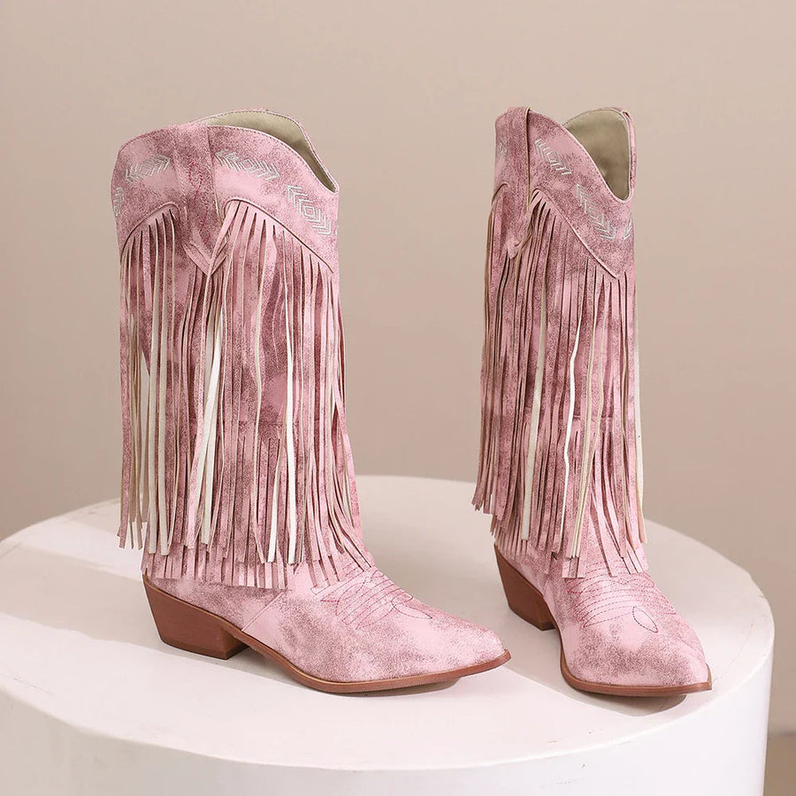 Suede Leather - Boots CAAYWORLD WOMEN