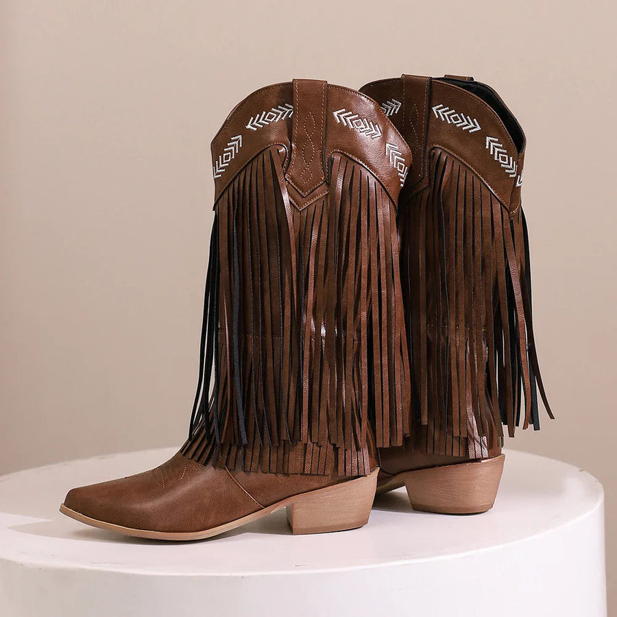 Suede Leather - Boots CAAYWORLD WOMEN