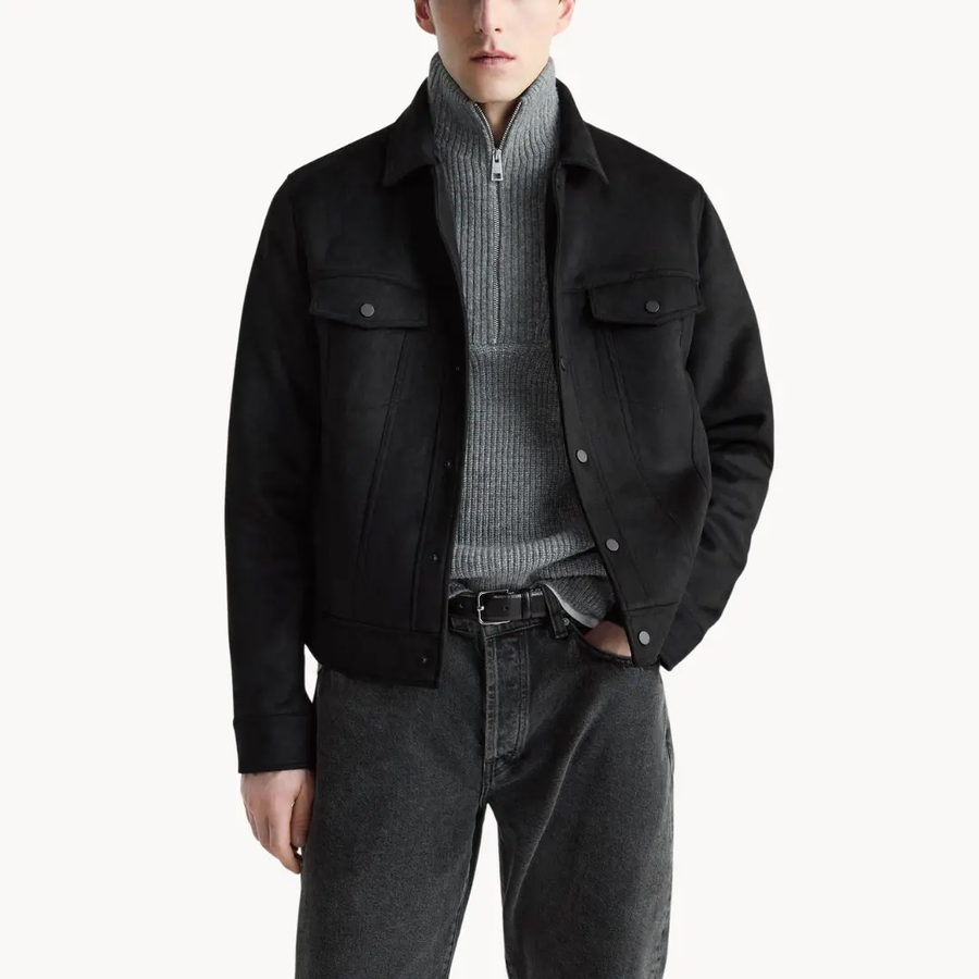 Suede Snap-Front - Jacket CAAYWORLD