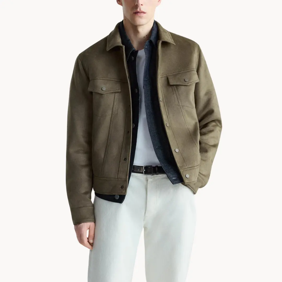 Suede Snap-Front - Jacket CAAYWORLD