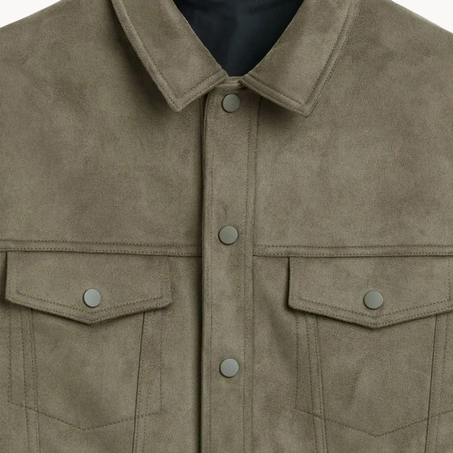 Suede Snap-Front - Jacket CAAYWORLD
