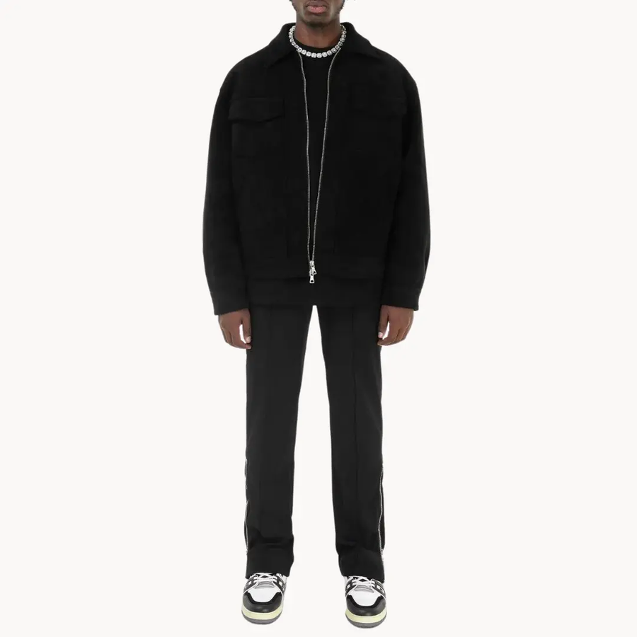 Suede Zip-Collar - Jacket CAAYWORLD