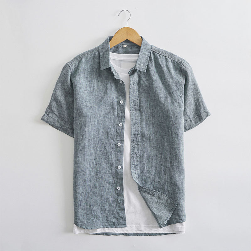 Summer Linen Button-Down - Shirt CAAYWORLD