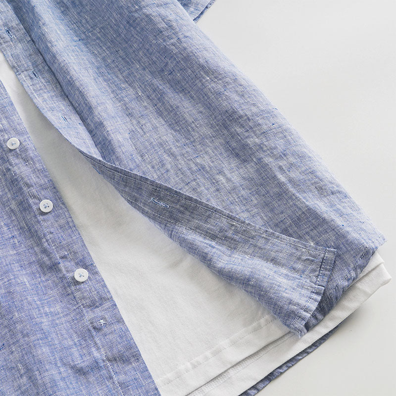 Summer Linen Button-Down - Shirt CAAYWORLD