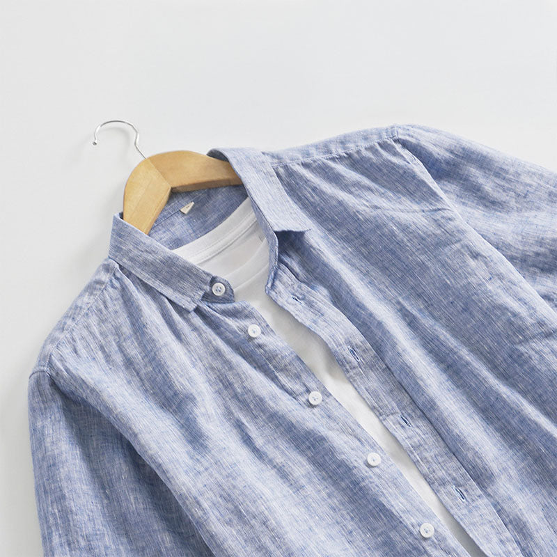 Summer Linen Button-Down - Shirt CAAYWORLD