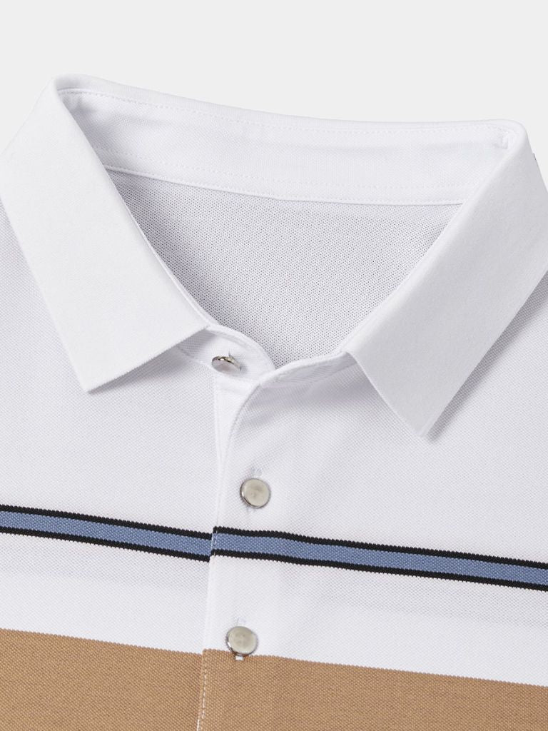 Sunset Stripe Polo – CAAYWORLD CAAYWORLD
