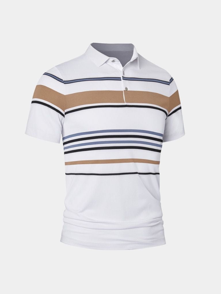 Sunset Stripe Polo – CAAYWORLD CAAYWORLD