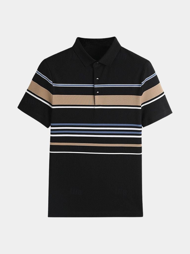 Sunset Stripe Polo – CAAYWORLD CAAYWORLD