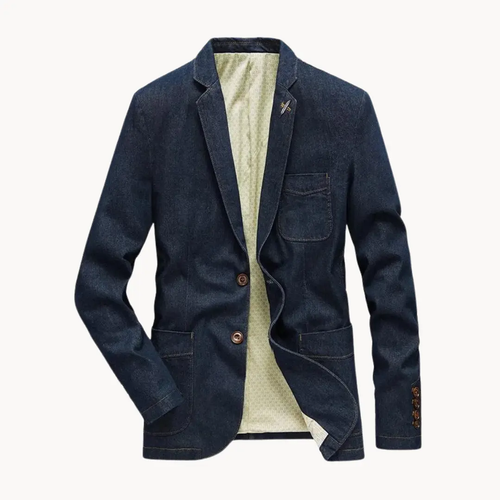 Tailored Denim Lapel - Blazer CAAYWORLD