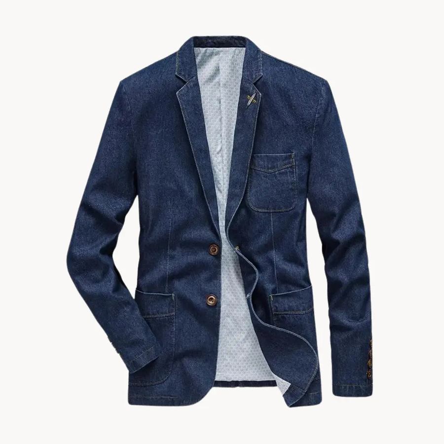 Tailored Denim Lapel - Blazer CAAYWORLD