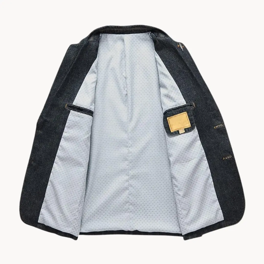 Tailored Denim Lapel - Blazer CAAYWORLD