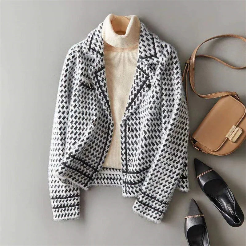 Tailored Houndstooth - Blazer CAAYWORLD