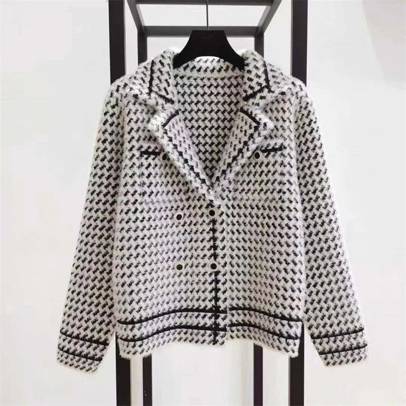 Tailored Houndstooth - Blazer CAAYWORLD