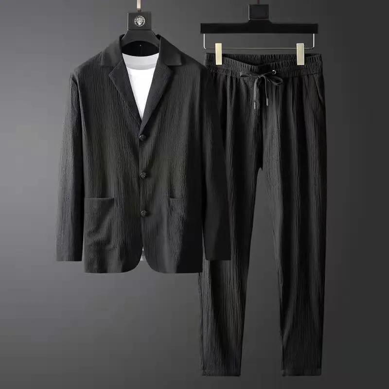 Tailored Linen Blazer Set - Two-Piece Set CAAYWORLD