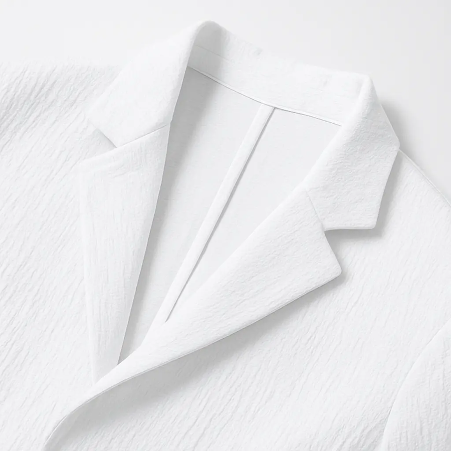 Tailored Linen Blazer Set - Two-Piece Set CAAYWORLD
