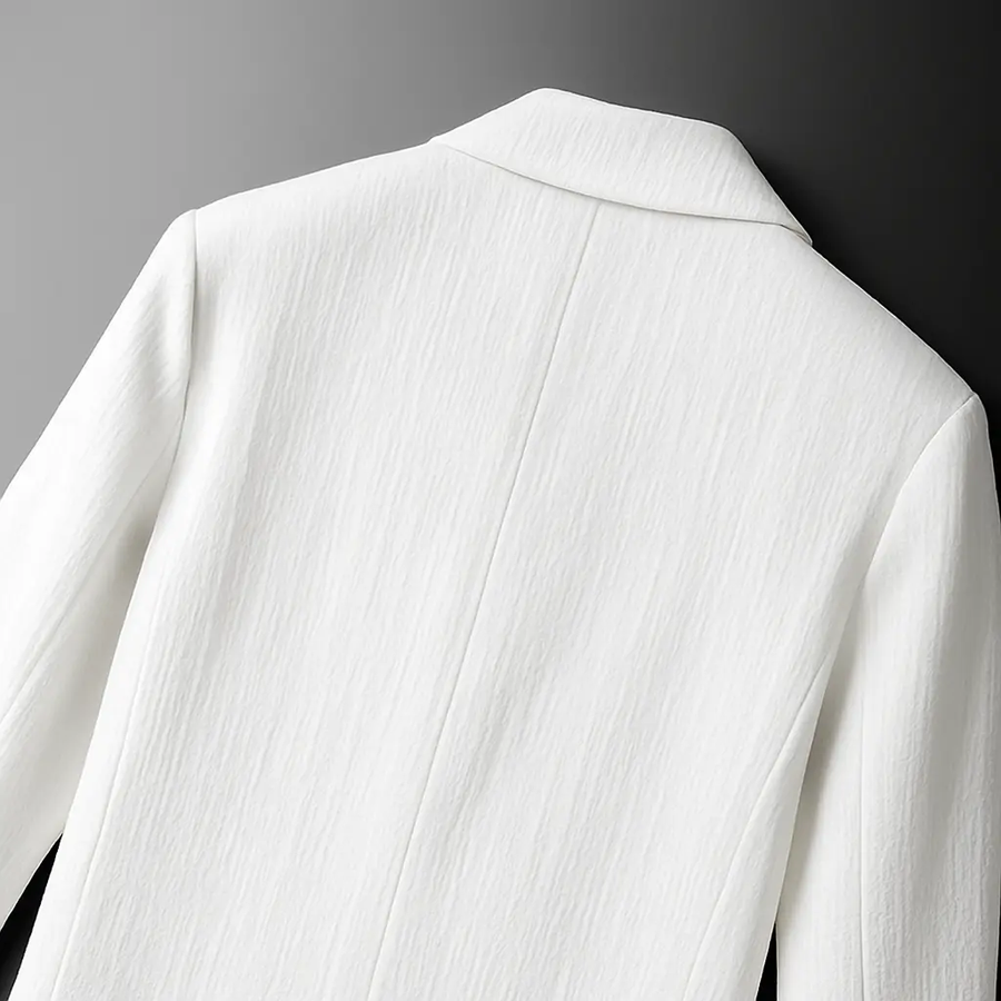 Tailored Linen Blazer Set - Two-Piece Set CAAYWORLD
