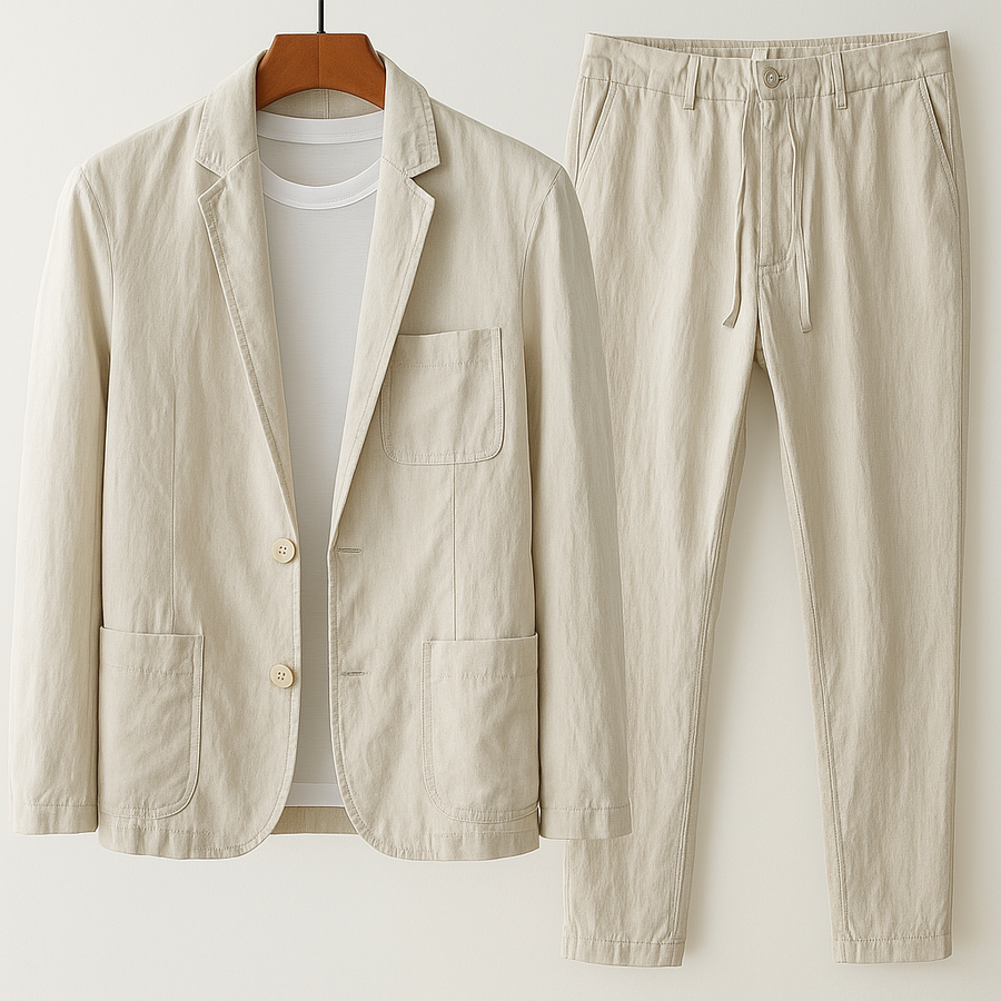 Tailored Linen - Two-Piece Set CAAYWORLD MEN