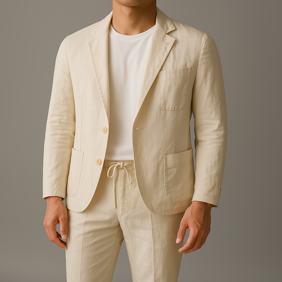 Tailored Linen - Two-Piece Set CAAYWORLD MEN
