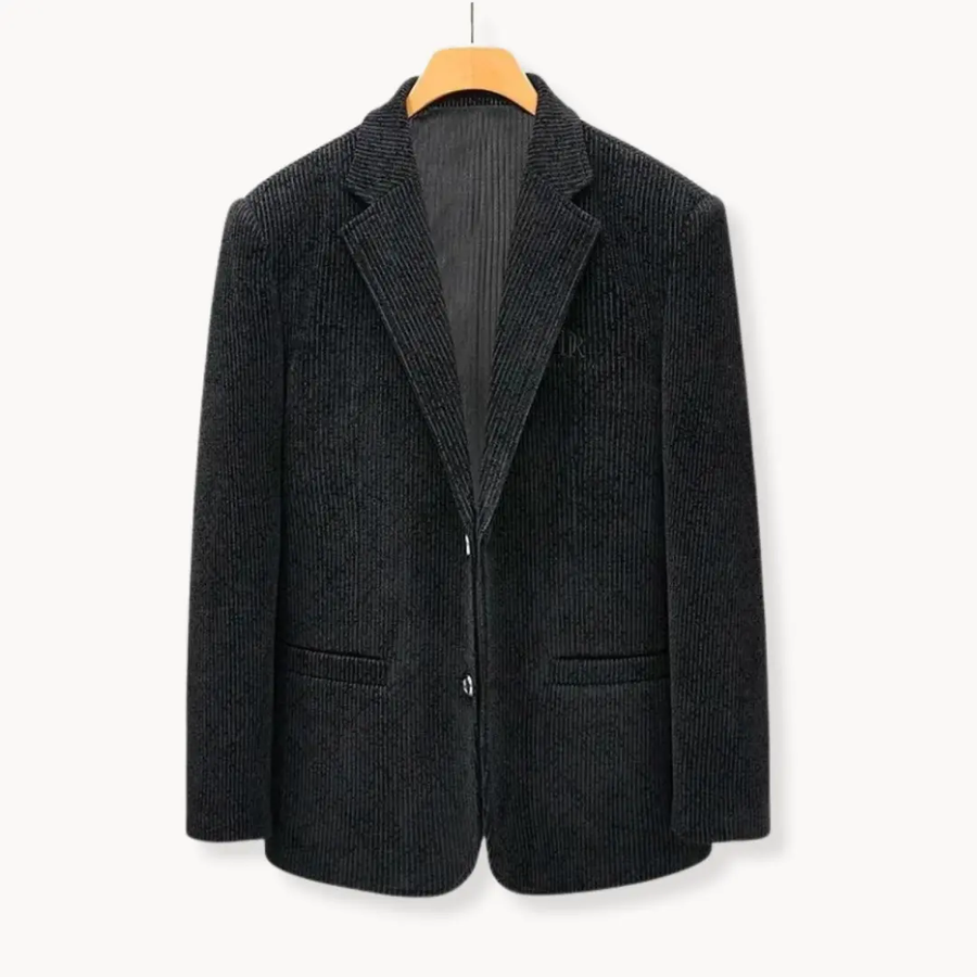 Tailored Single-Breasted Wool Blend - Blazer CAAYWORLD