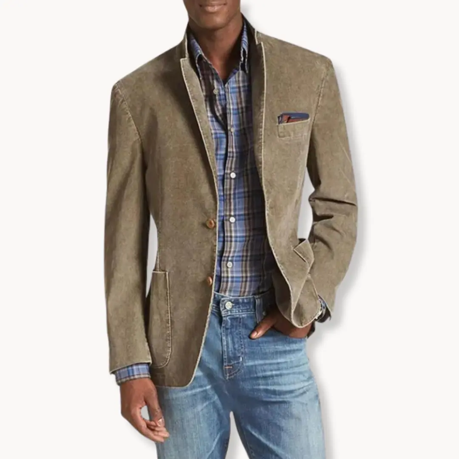 Tailored Slim-Fit Wool Blend - Blazer CAAYWORLD