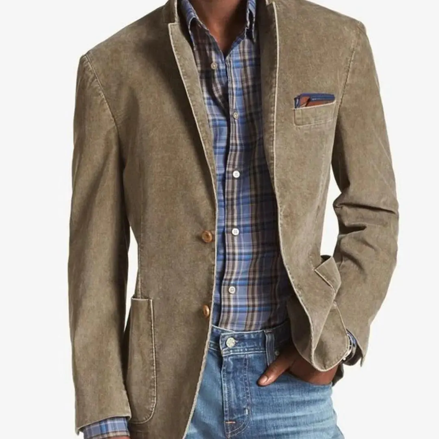Tailored Slim-Fit Wool Blend - Blazer CAAYWORLD