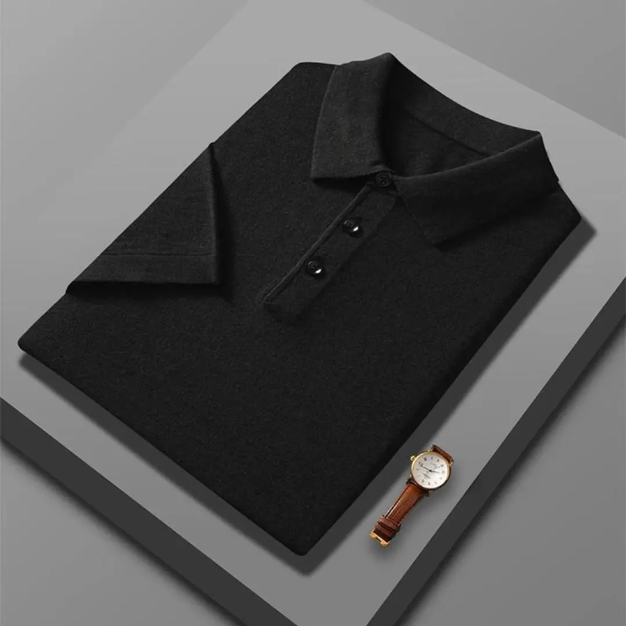 Tailored Wool Button-Down - Shirt CAAYWORLD