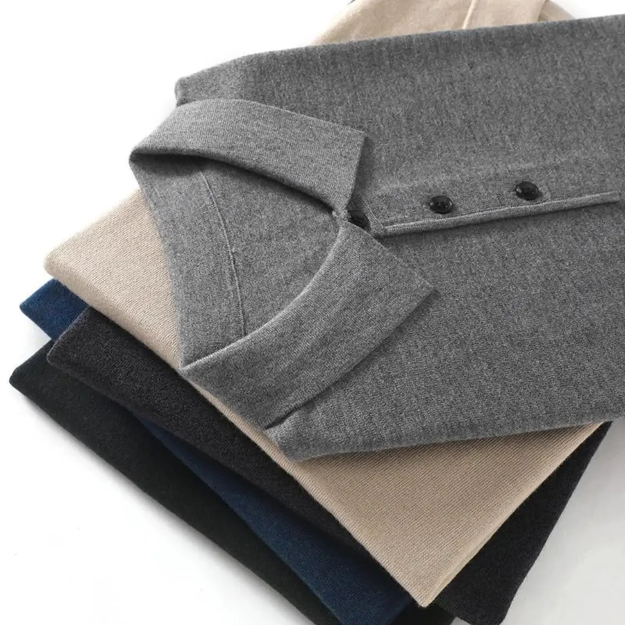 Tailored Wool Button-Down - Shirt CAAYWORLD