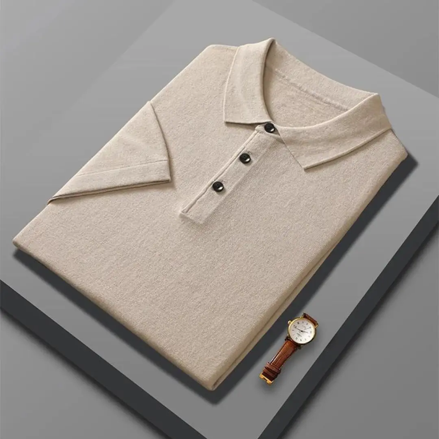 Tailored Wool Button-Down - Shirt CAAYWORLD