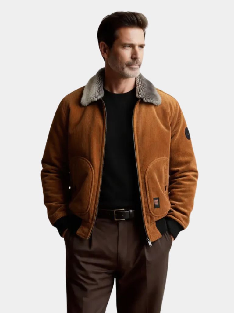 Thermal Windbreaker Corduroy Jacket - CAAYWORLD CAAYWORLD