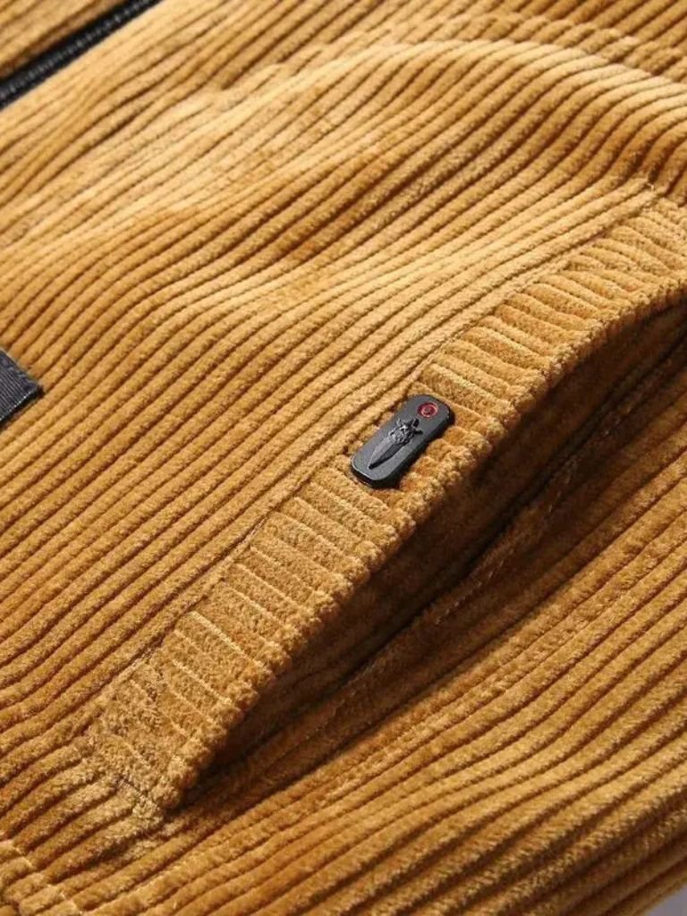 Thermal Windbreaker Corduroy Jacket - CAAYWORLD CAAYWORLD