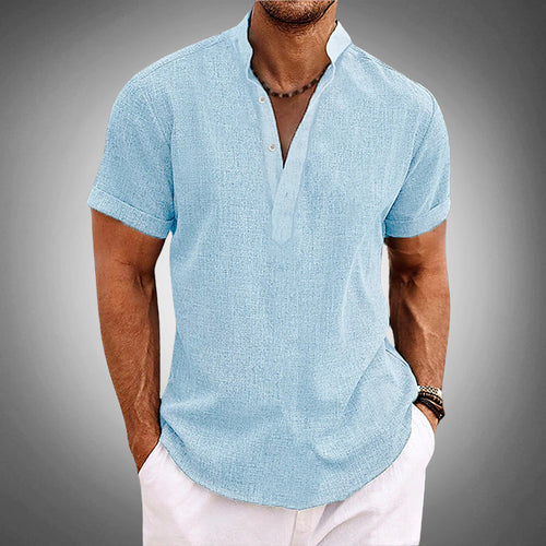 Tropical Print Short Sleeve - Shirt CAAYWORLD MEN