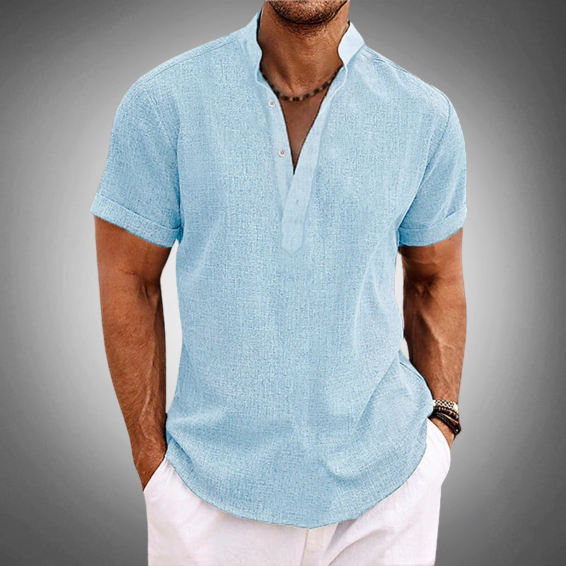 Tropical Print Short Sleeve - Shirt CAAYWORLD MEN
