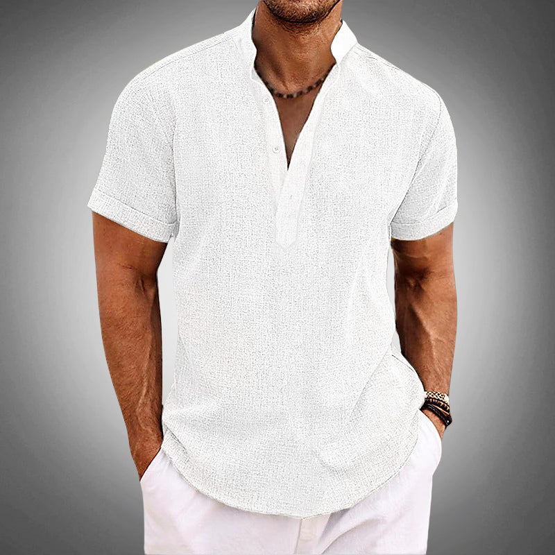 Tropical Print Short Sleeve - Shirt CAAYWORLD MEN