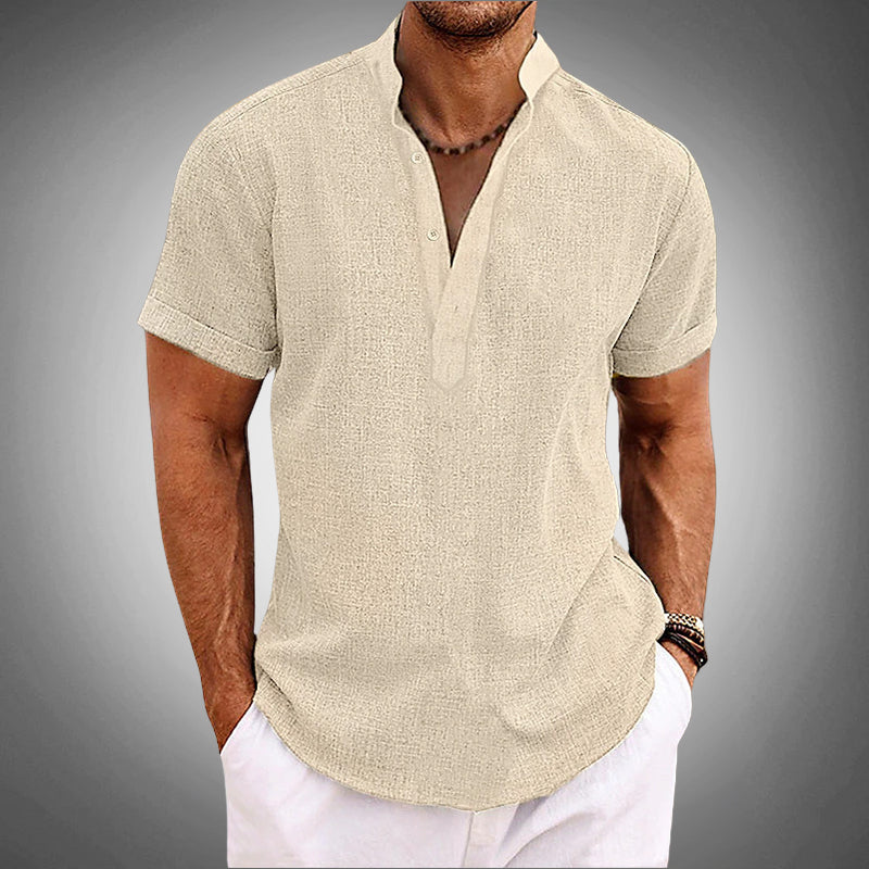 Tropical Print Short Sleeve - Shirt CAAYWORLD MEN