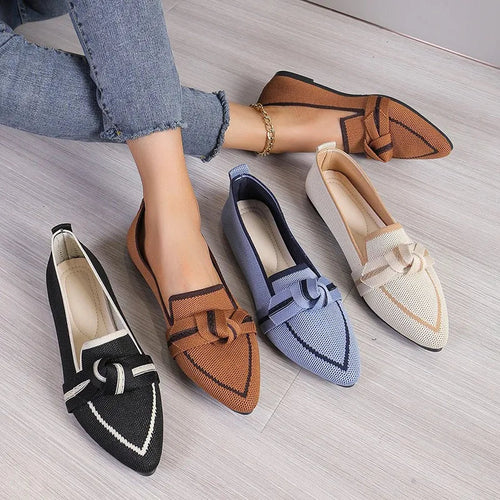 Twist Knot Slip-On - Loafers CAAYWORLD
