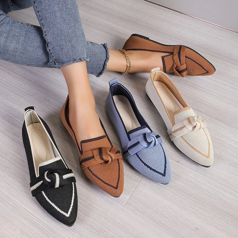 Twist Knot Slip-On - Loafers CAAYWORLD