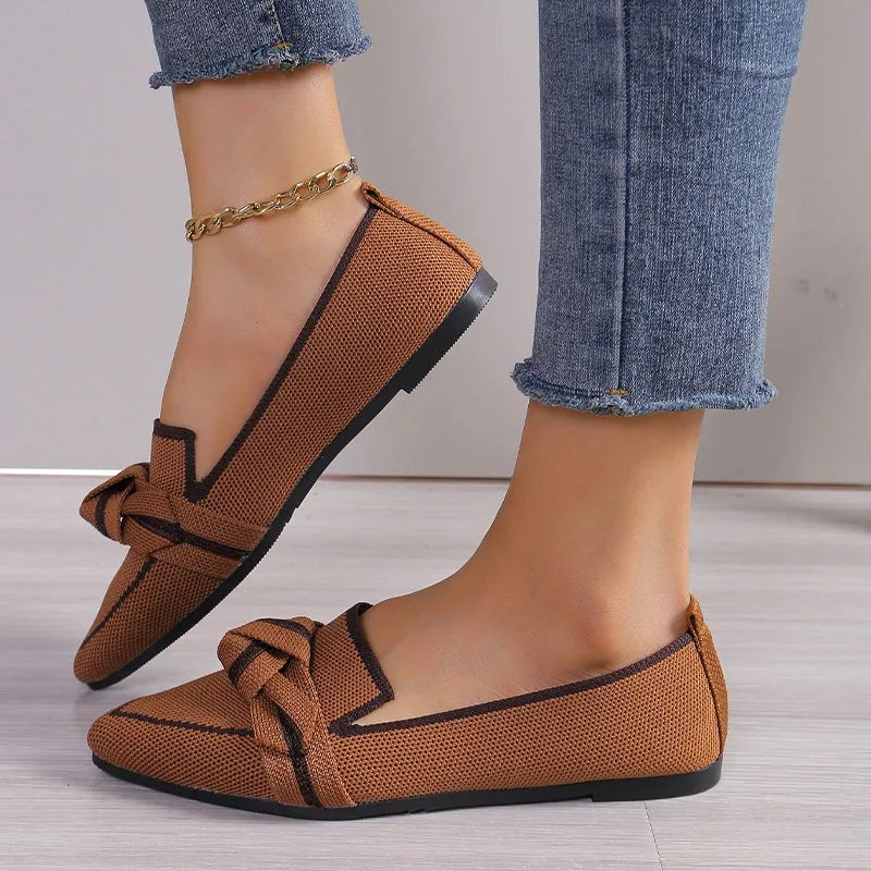 Twist Knot Slip-On - Loafers CAAYWORLD