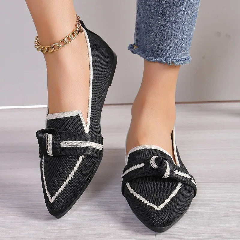 Twist Knot Slip-On - Loafers CAAYWORLD